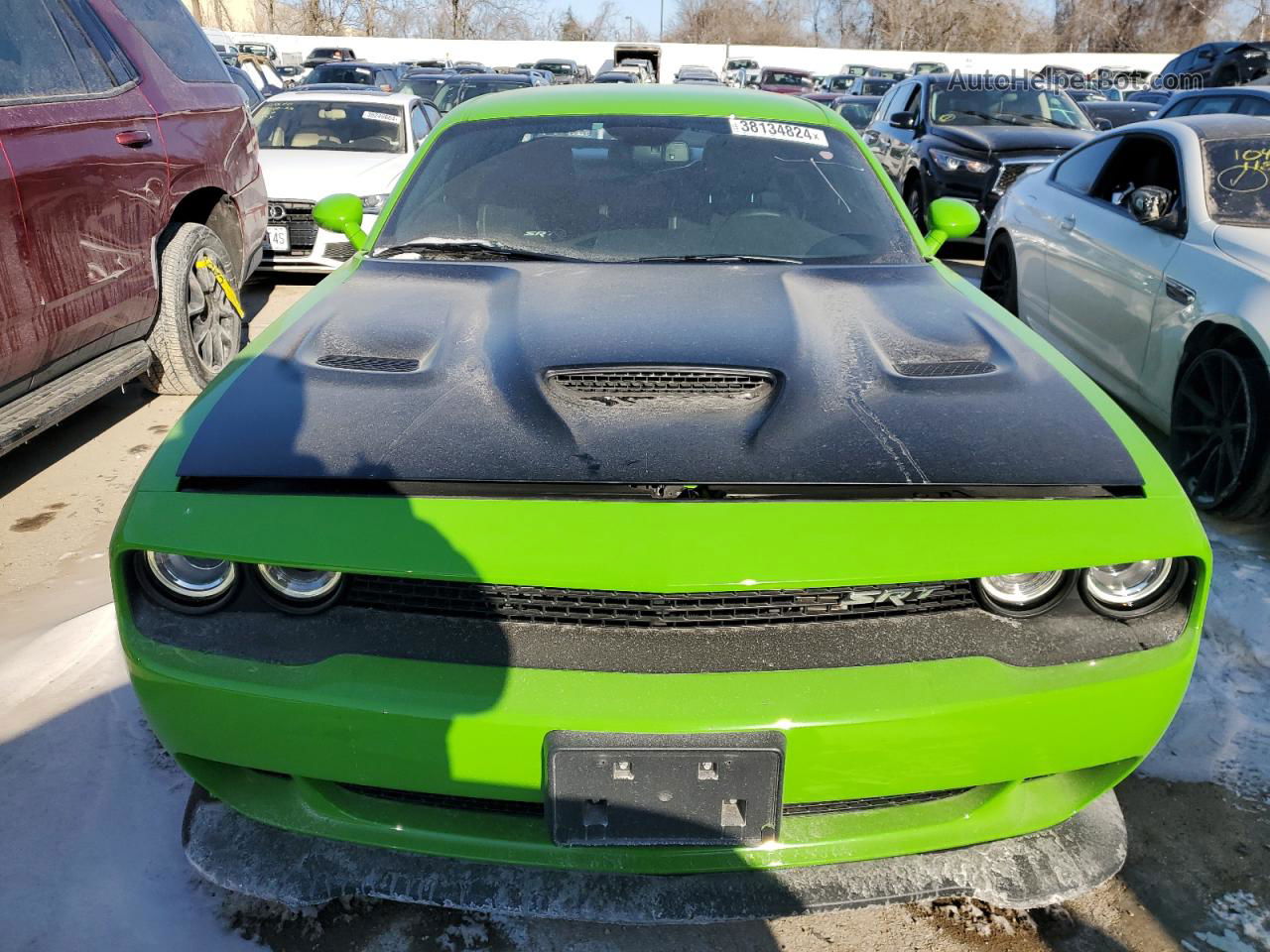 2017 Dodge Challenger Srt Hellcat Green vin: 2C3CDZC9XHH609012