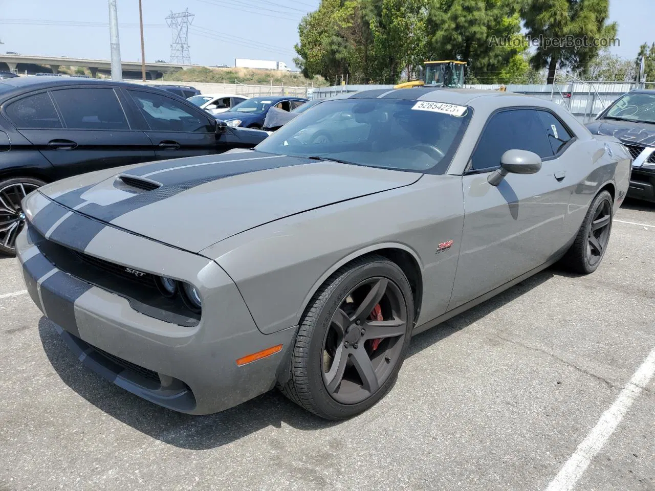 2018 Dodge Challenger Srt 392 Gray vin: 2C3CDZDJ0JH171311