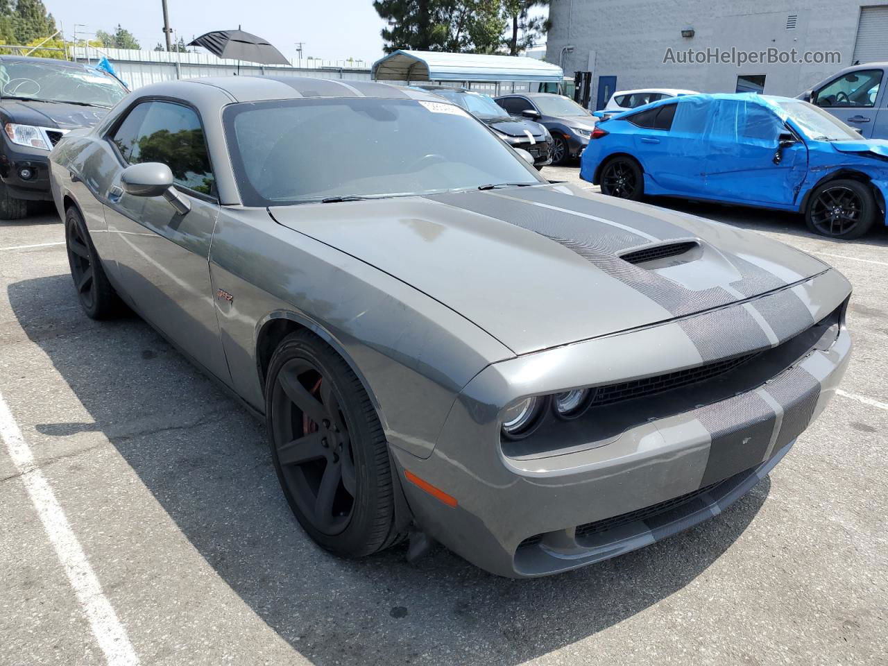 2018 Dodge Challenger Srt 392 Gray vin: 2C3CDZDJ0JH171311