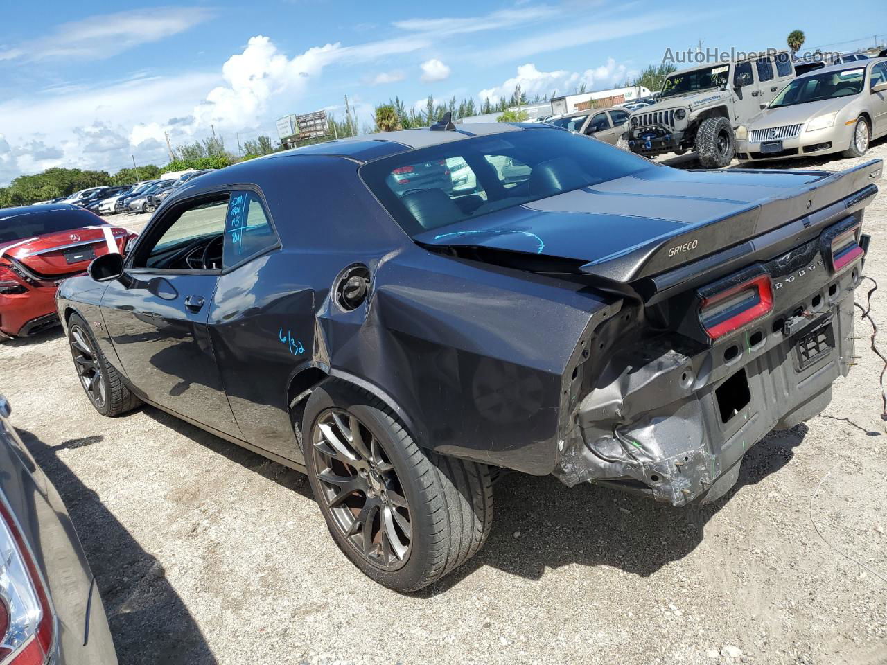 2015 Dodge Challenger Srt 392 Угольный vin: 2C3CDZDJ2FH912372