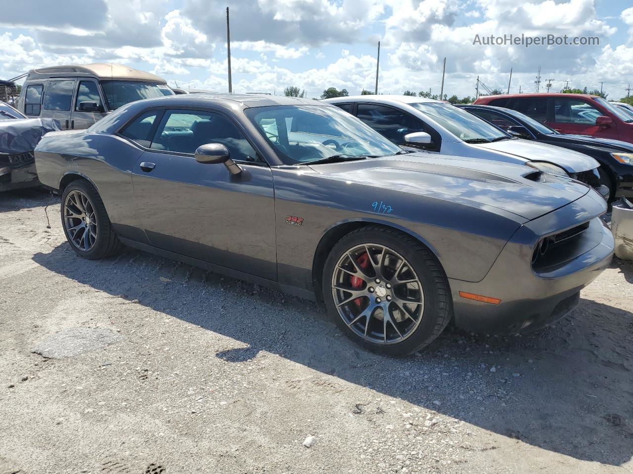 2015 Dodge Challenger Srt 392 Charcoal vin: 2C3CDZDJ2FH912372