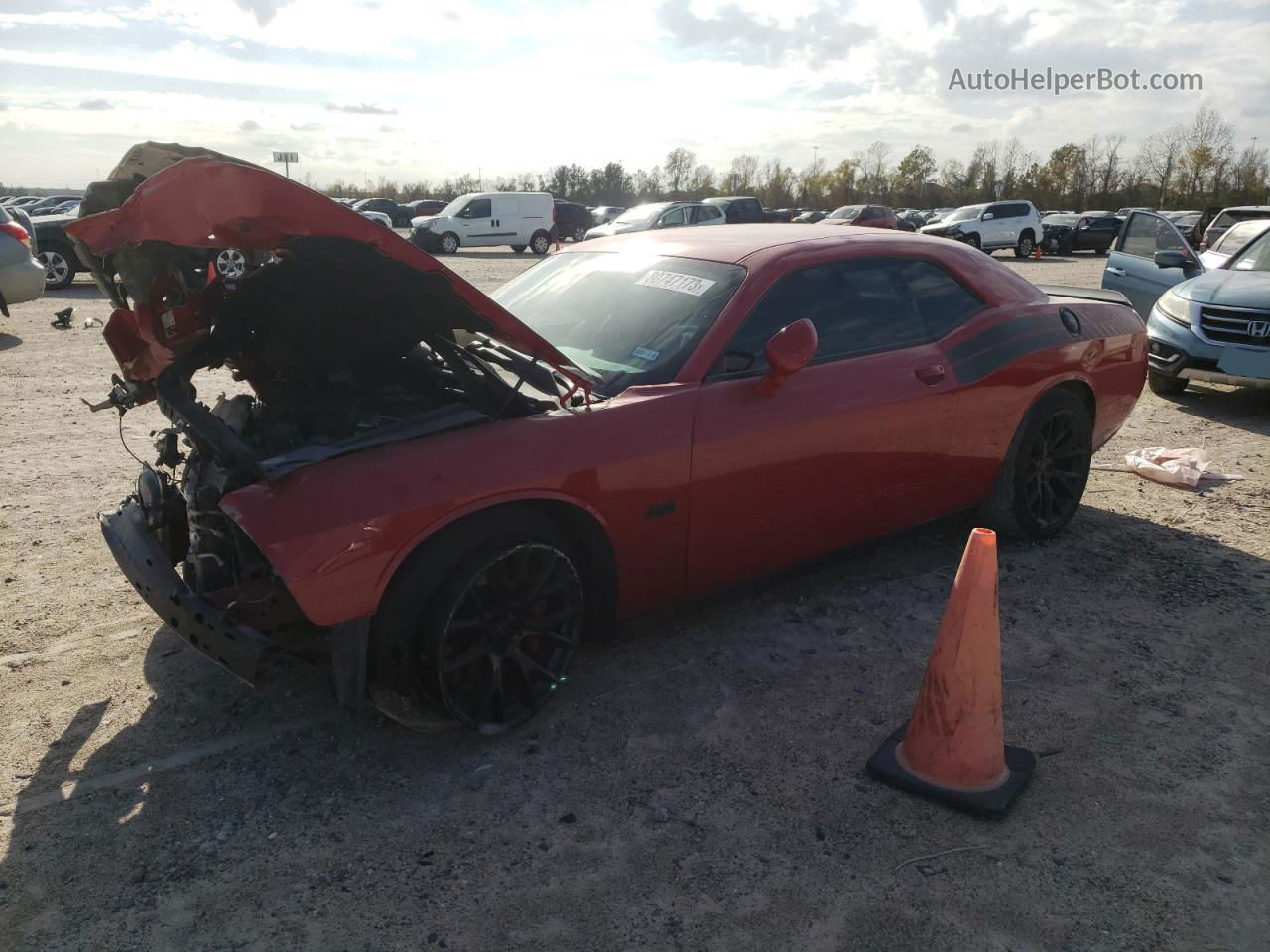 2016 Dodge Challenger Srt 392 Red vin: 2C3CDZDJ3GH157895