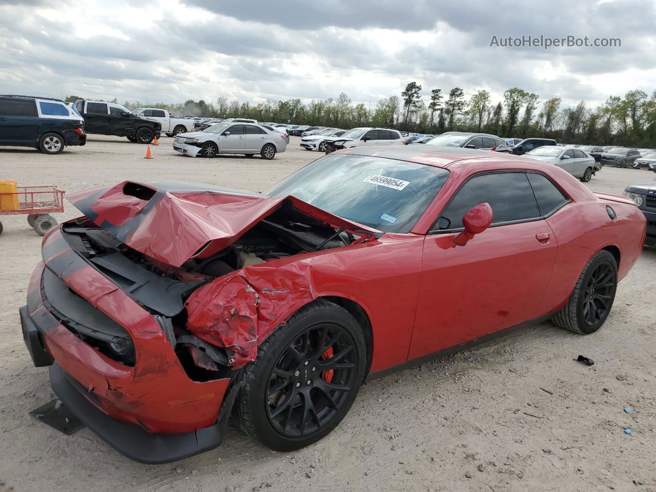 2015 Dodge Challenger Srt 392 Red vin: 2C3CDZDJ4FH839652