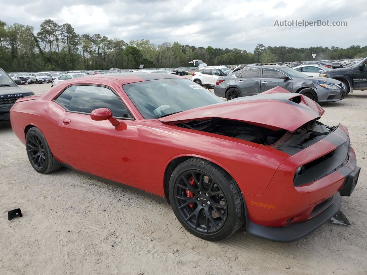 2015 Dodge Challenger Srt 392 Red vin: 2C3CDZDJ4FH839652