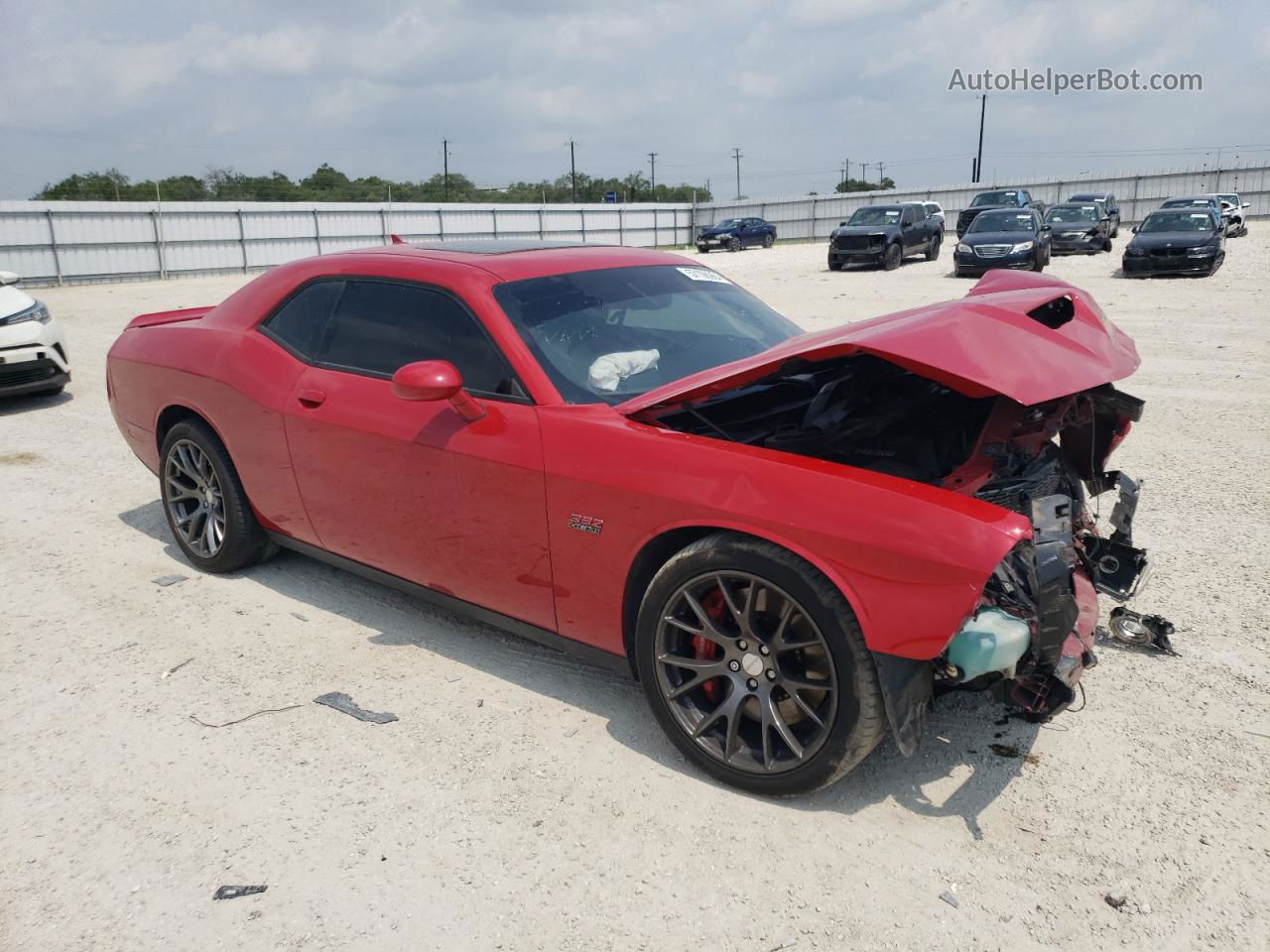 2017 Dodge Challenger Srt 392 Red vin: 2C3CDZDJ4HH502045