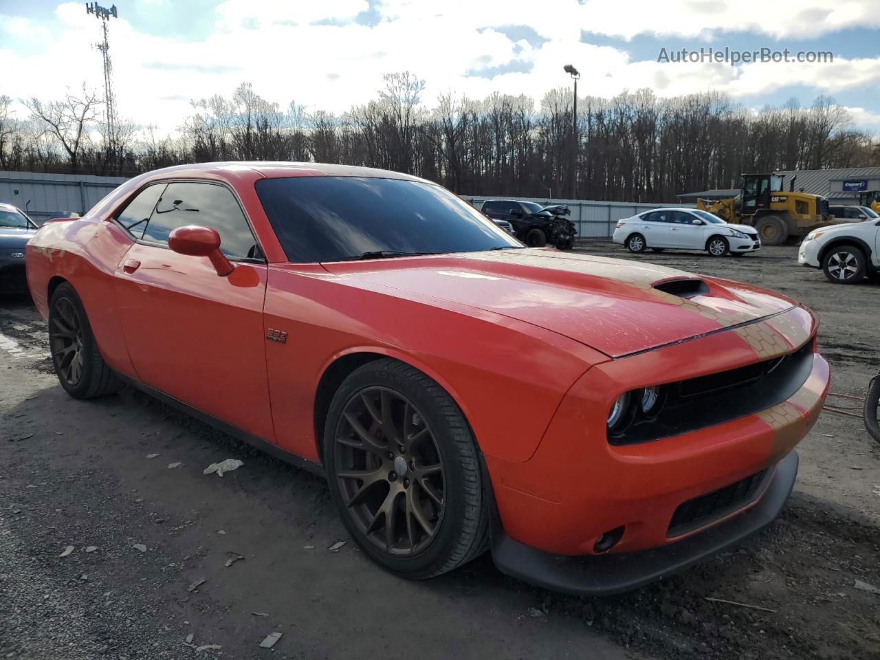 2016 Dodge Challenger Srt 392 Оранжевый vin: 2C3CDZDJ6GH299089