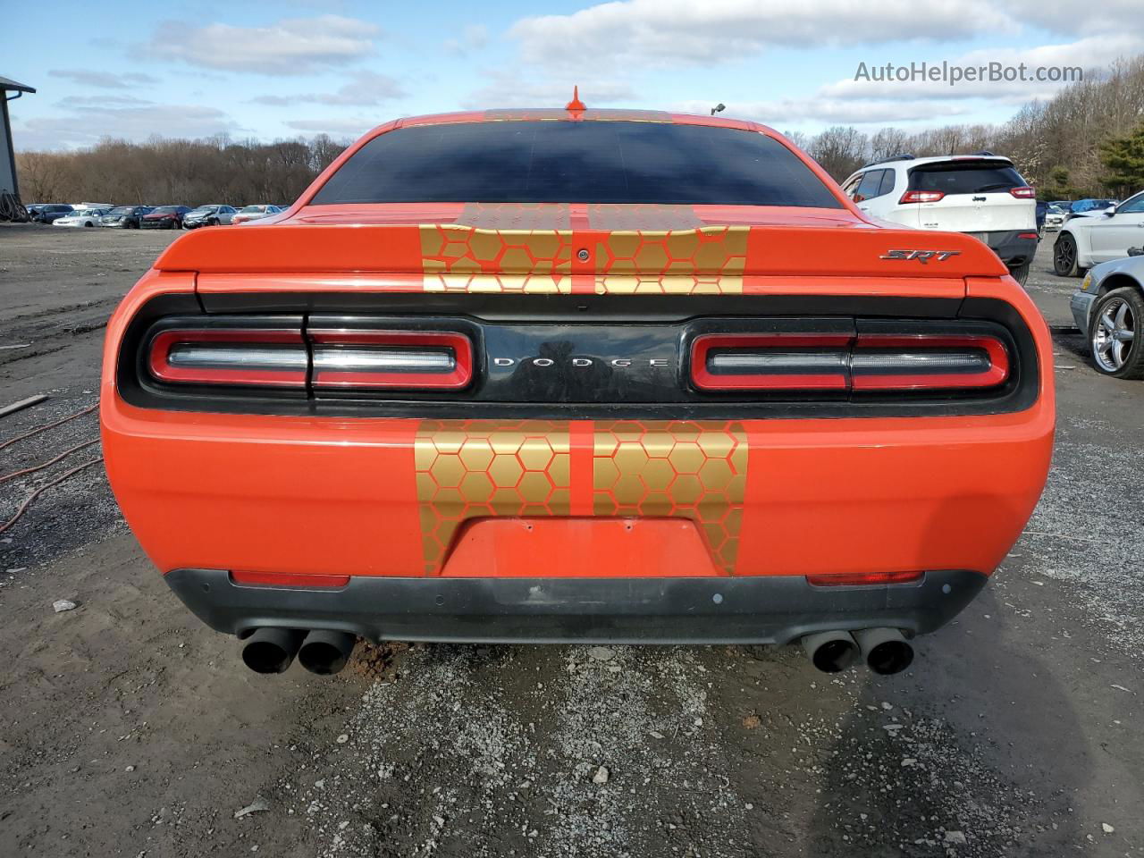 2016 Dodge Challenger Srt 392 Оранжевый vin: 2C3CDZDJ6GH299089