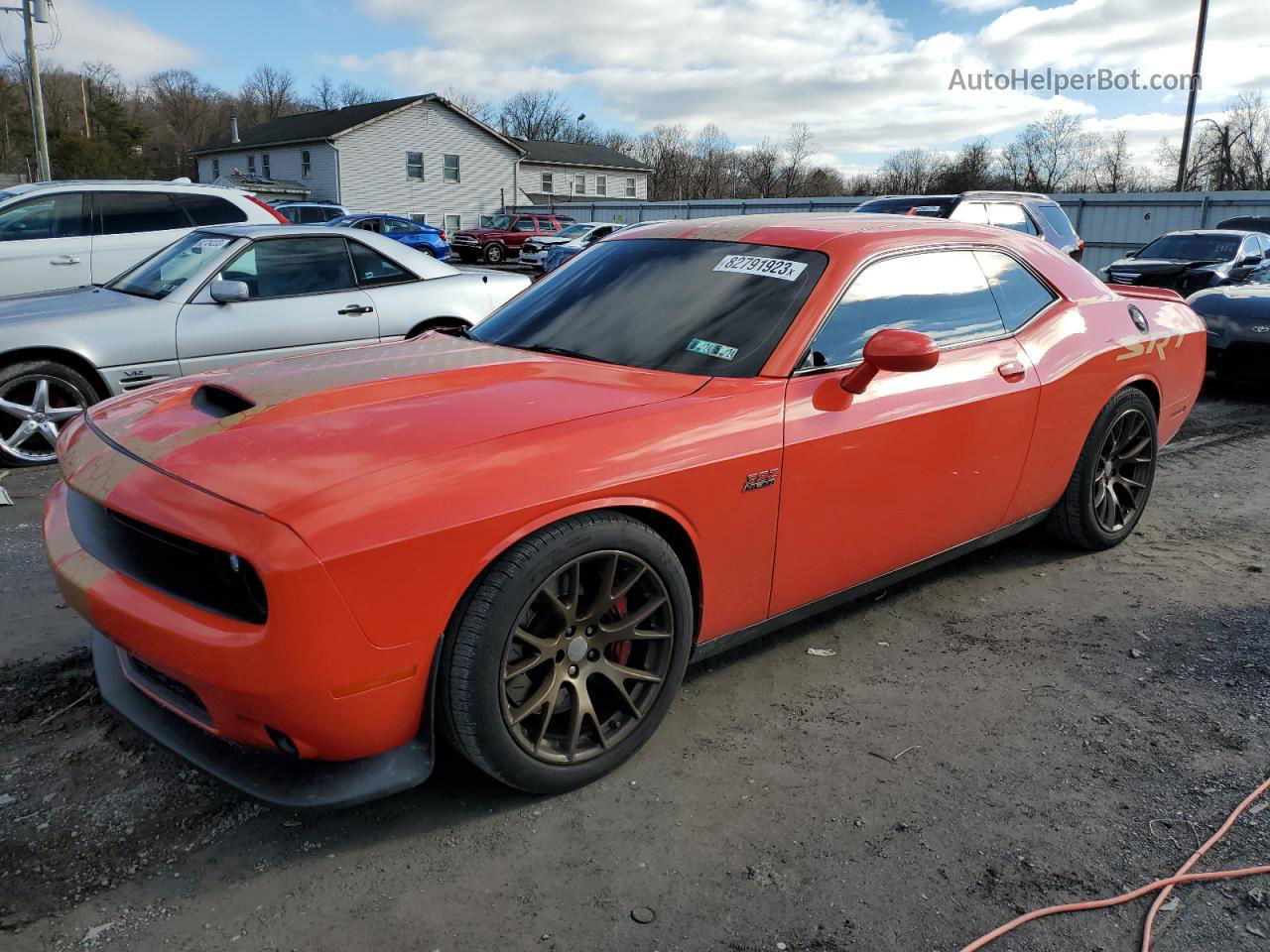 2016 Dodge Challenger Srt 392 Оранжевый vin: 2C3CDZDJ6GH299089