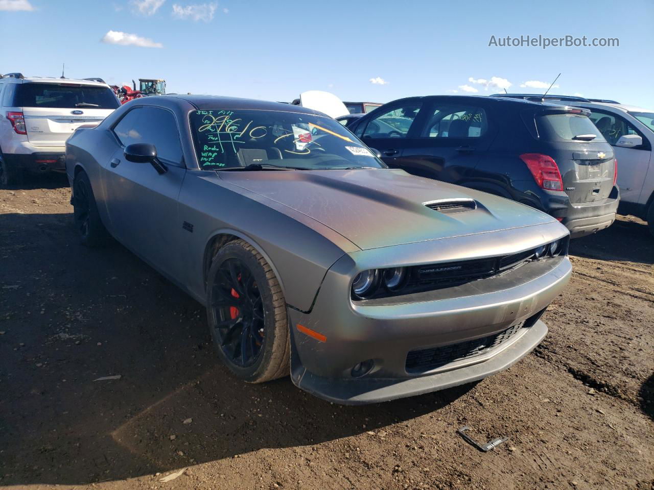 2017 Dodge Challenger Srt 392 Зеленый vin: 2C3CDZDJ6HH580827