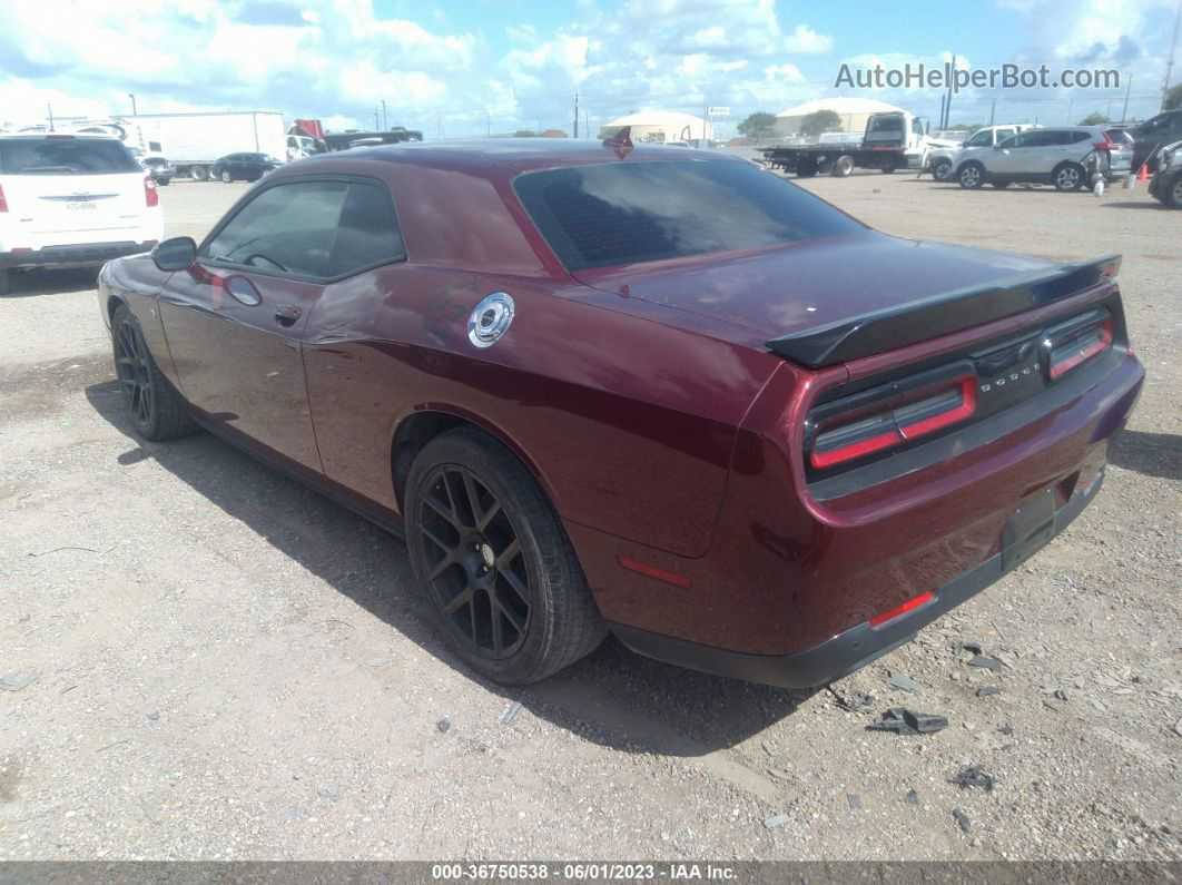 2018 Dodge Challenger Srt 392 Maroon vin: 2C3CDZDJ6JH155114