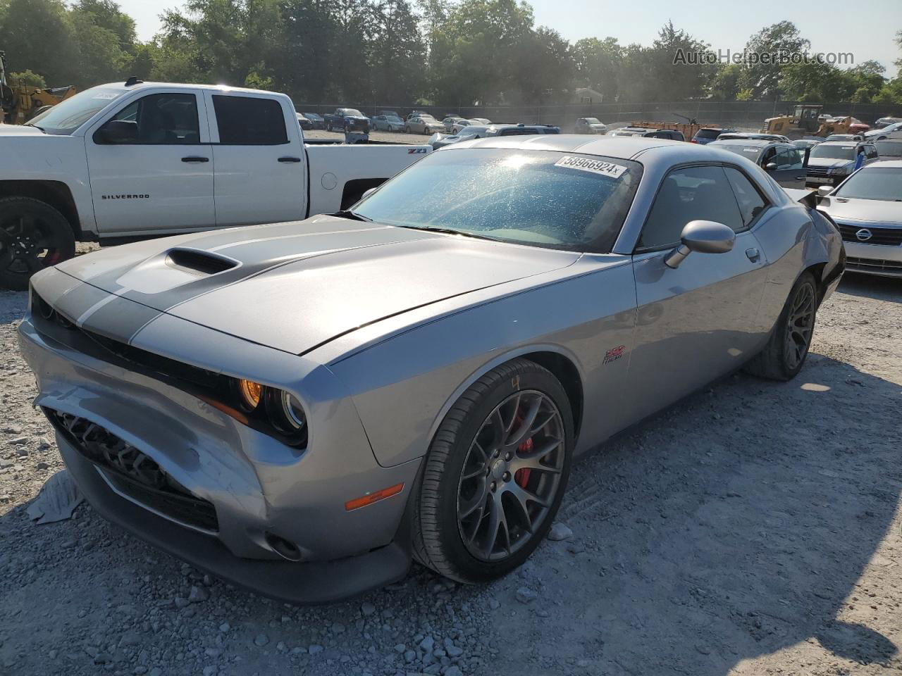 2015 Dodge Challenger Srt 392 Silver vin: 2C3CDZDJ8FH788060