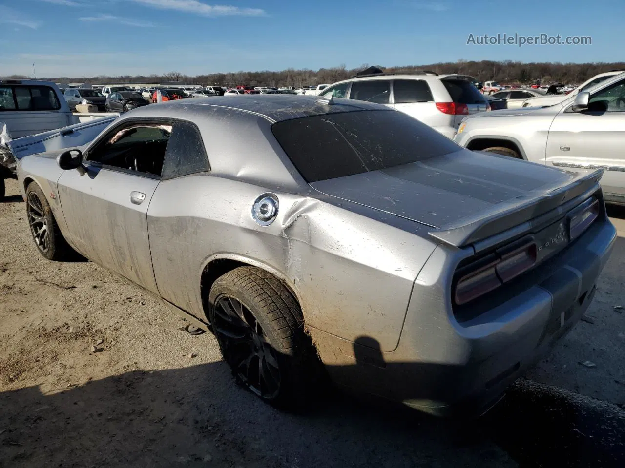 2016 Dodge Challenger Srt 392 Gray vin: 2C3CDZDJ8GH117439