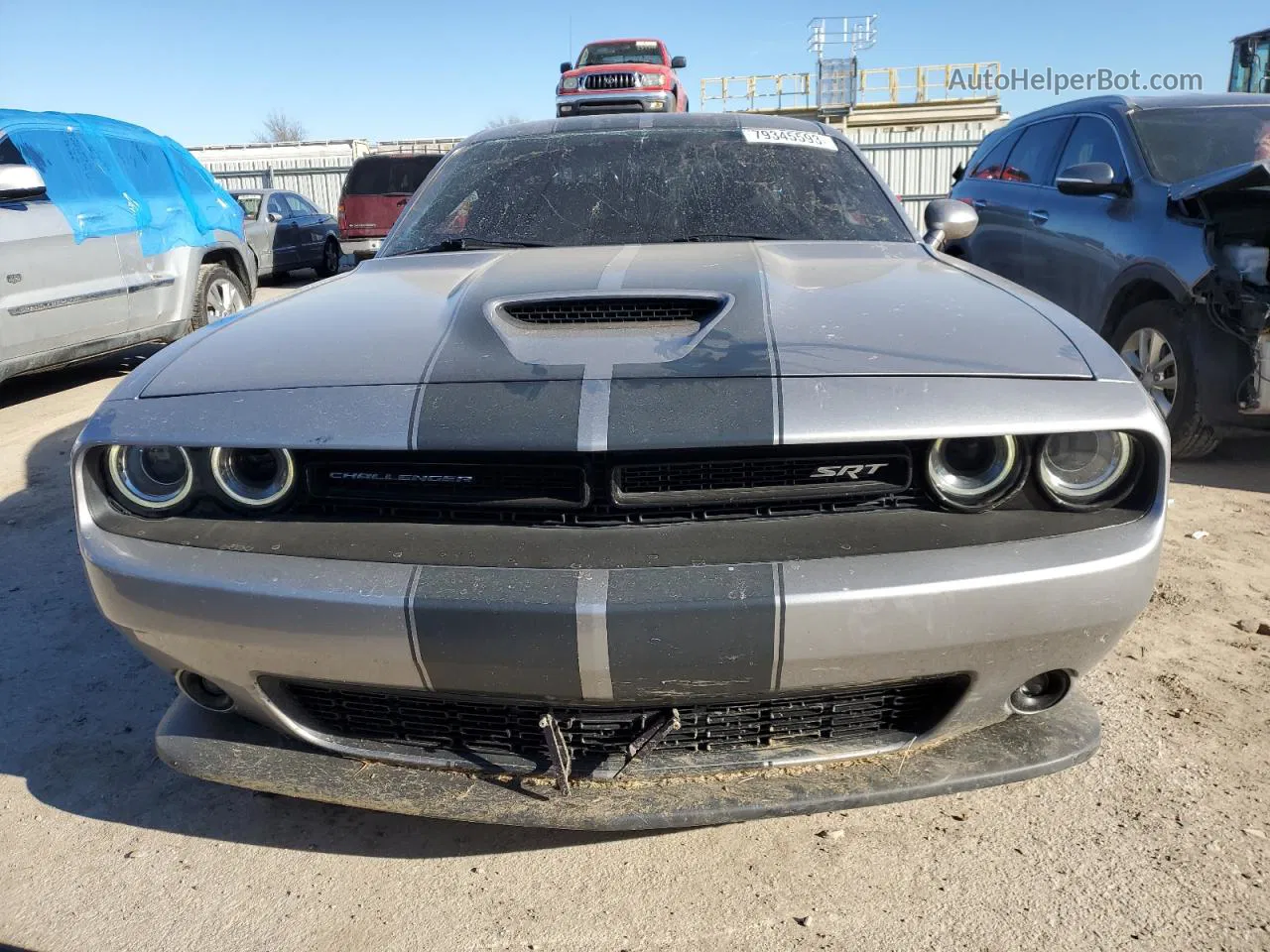 2016 Dodge Challenger Srt 392 Серый vin: 2C3CDZDJ8GH117439