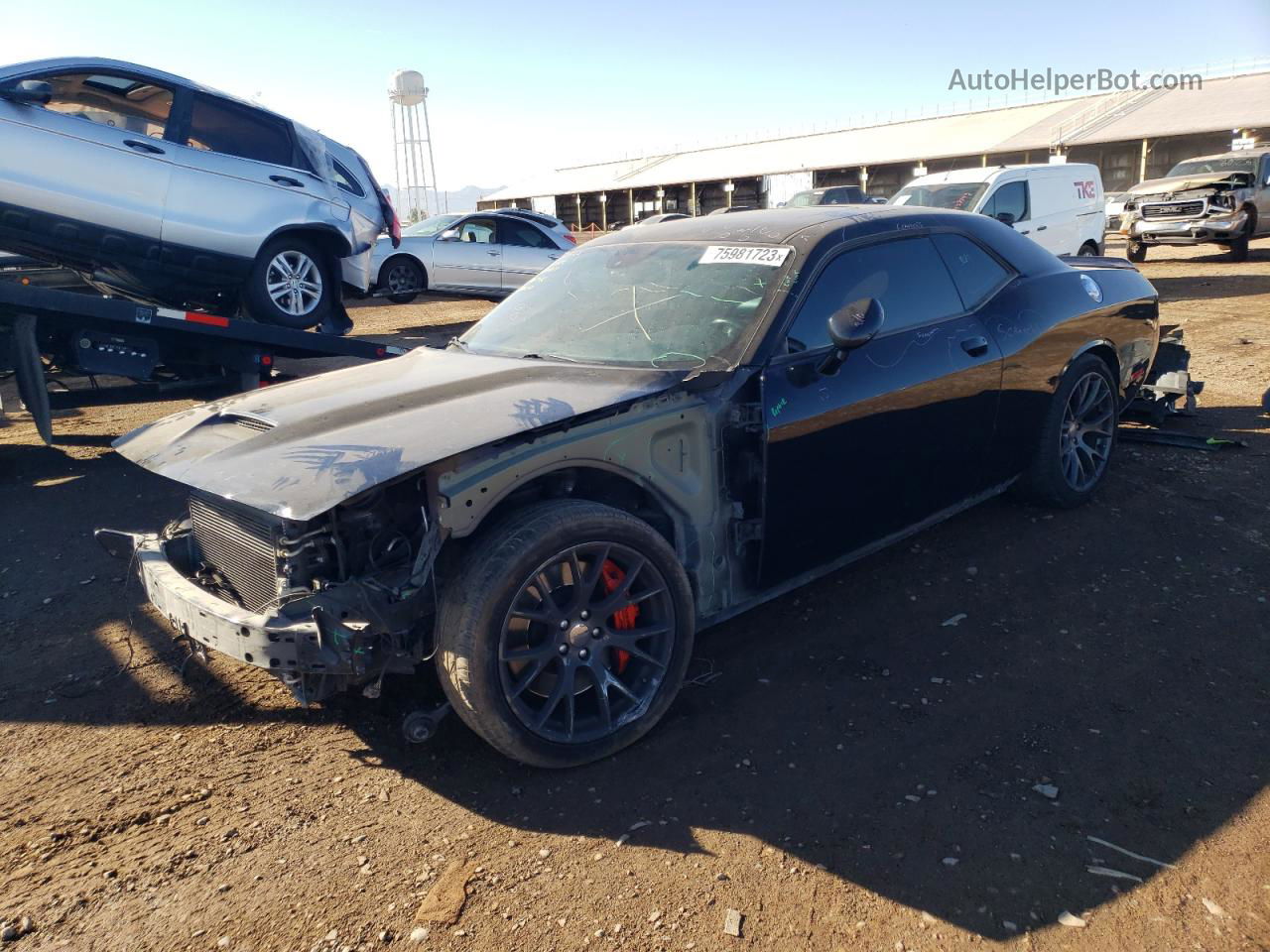 2016 Dodge Challenger Srt 392 Black vin: 2C3CDZDJ8GH317060