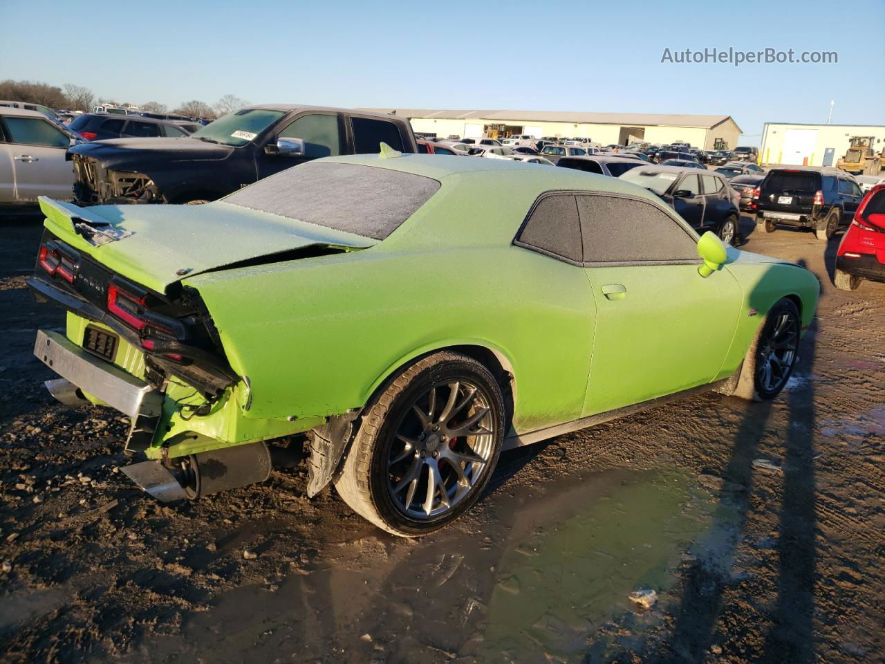 2015 Dodge Challenger Srt 392 Зеленый vin: 2C3CDZDJ9FH865664