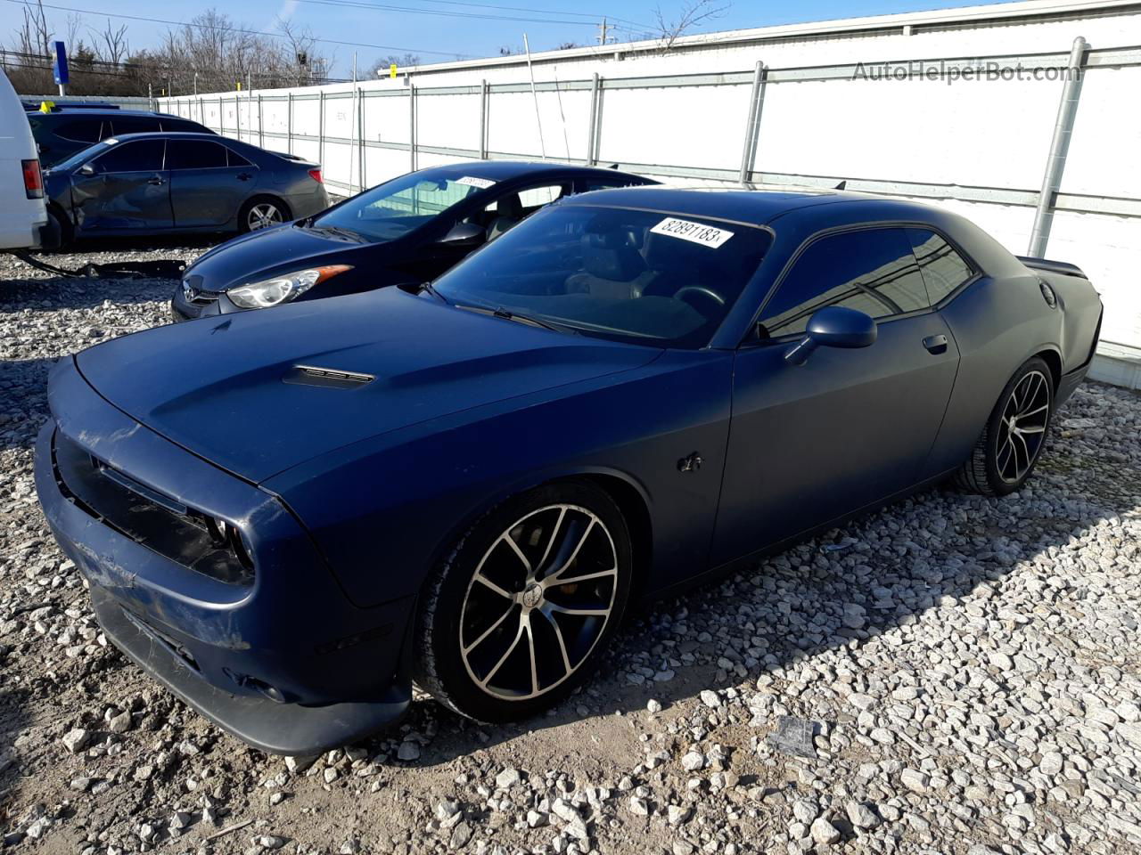 2015 Dodge Challenger R/t Scat Pack Blue vin: 2C3CDZFJ0FH703015