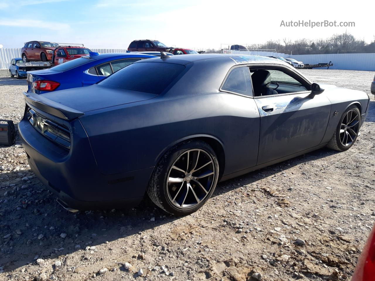 2015 Dodge Challenger R/t Scat Pack Blue vin: 2C3CDZFJ0FH703015