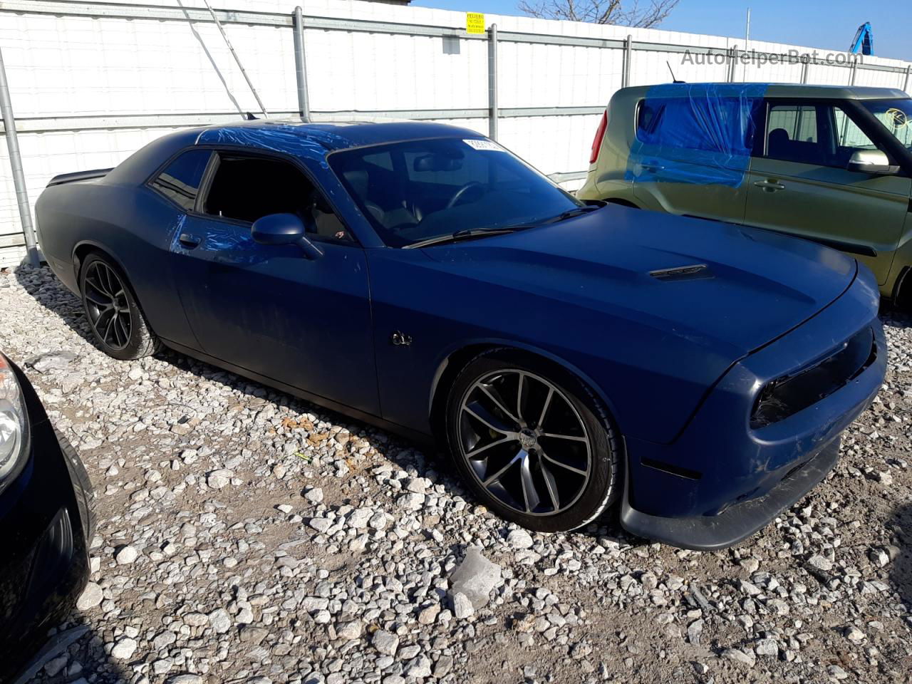 2015 Dodge Challenger R/t Scat Pack Blue vin: 2C3CDZFJ0FH703015