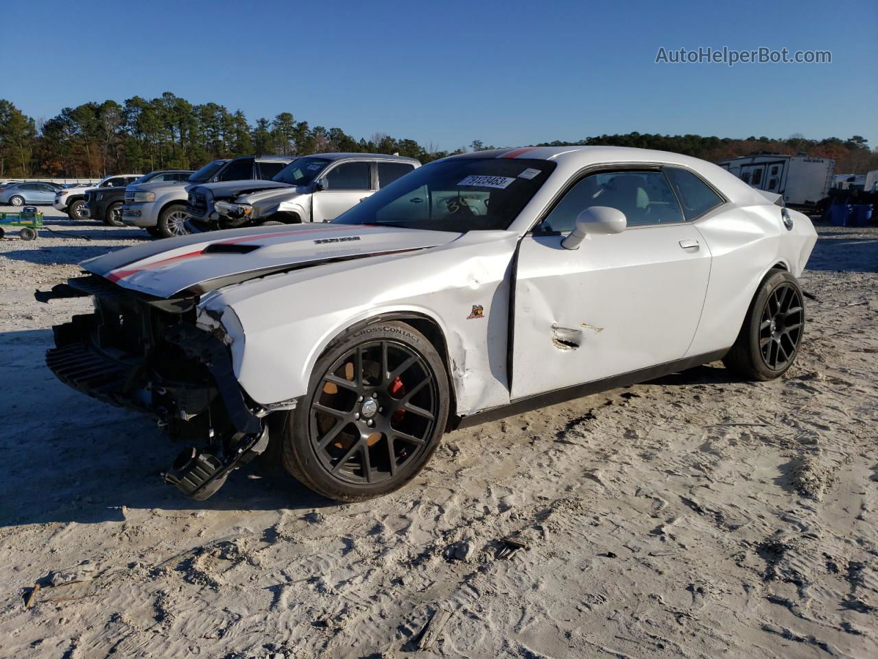 2015 Dodge Challenger R/t Scat Pack White vin: 2C3CDZFJ0FH732952