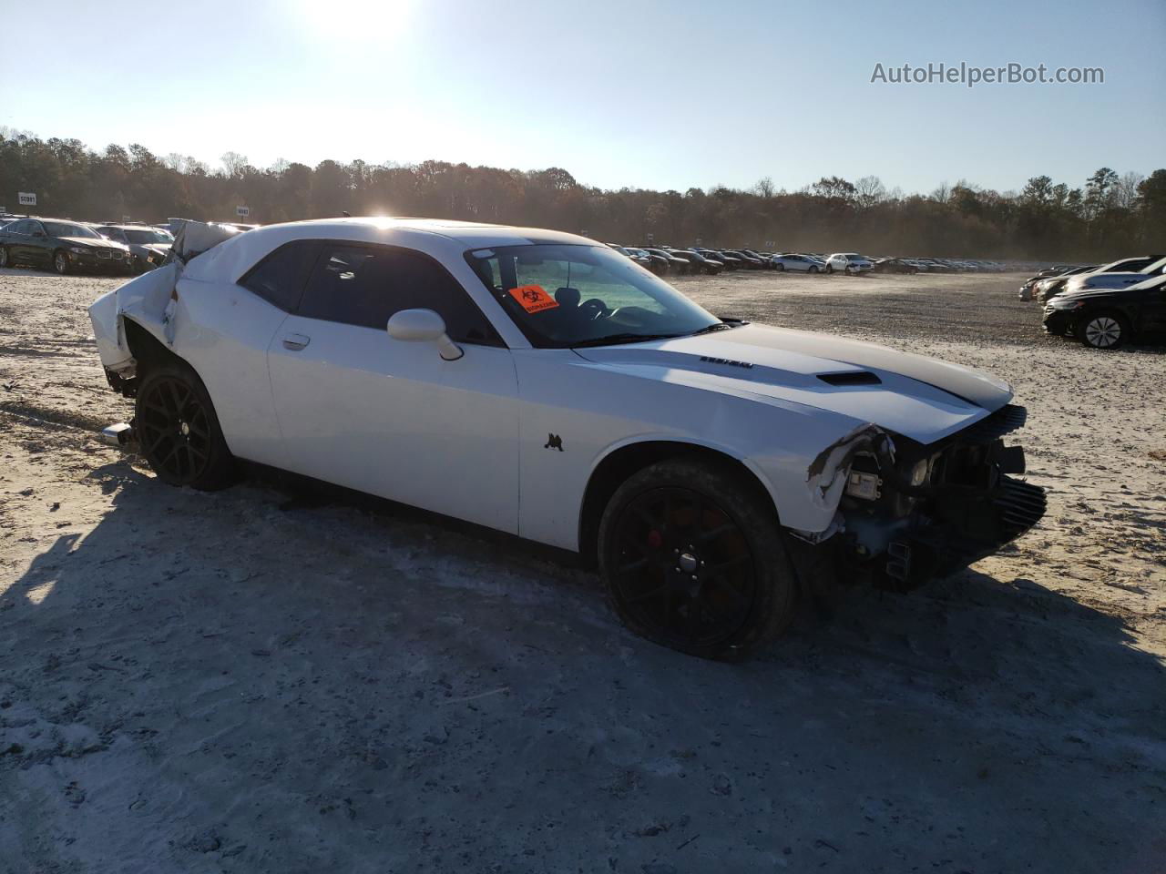 2015 Dodge Challenger R/t Scat Pack White vin: 2C3CDZFJ0FH732952