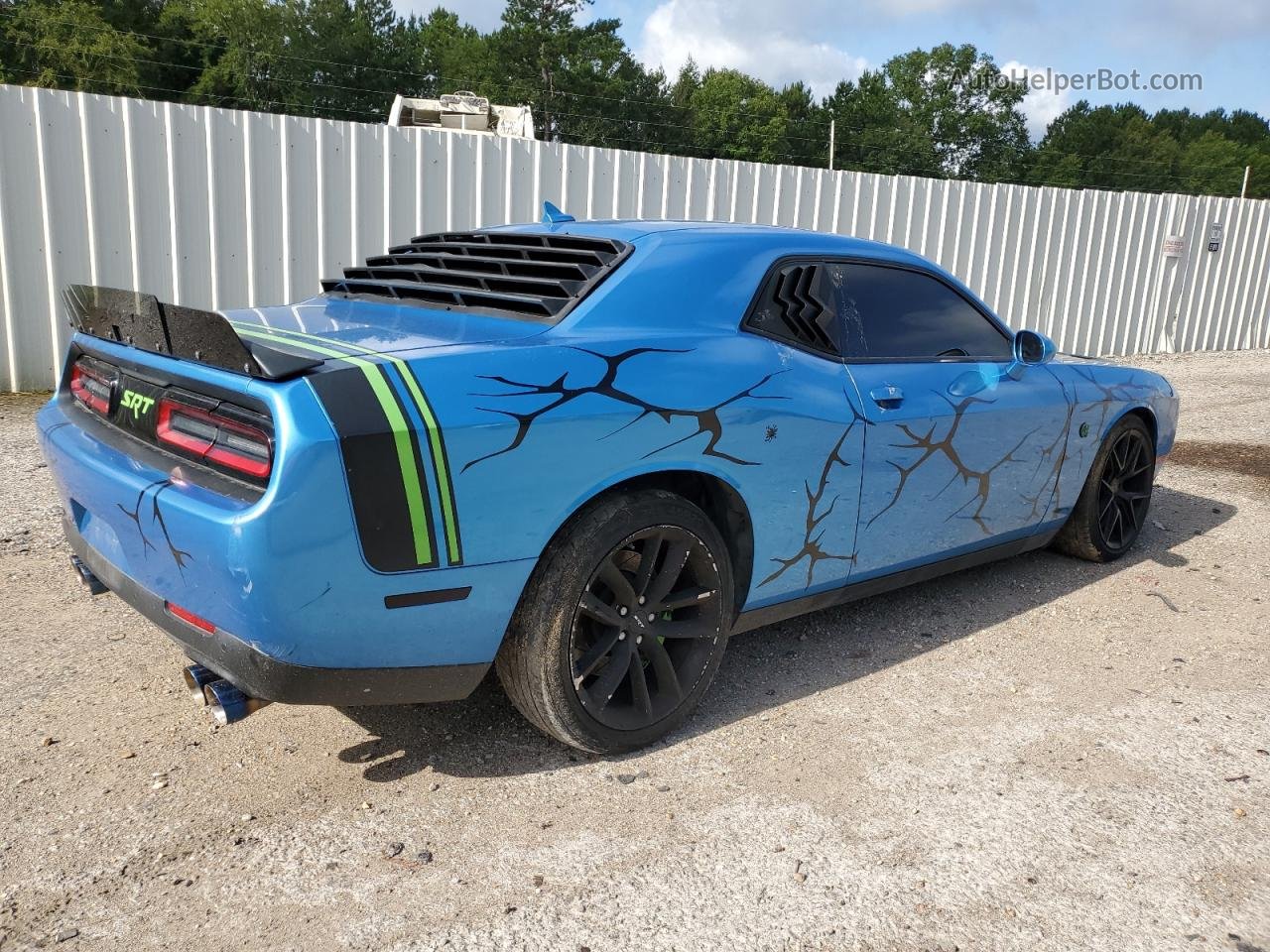 2015 Dodge Challenger R/t Scat Pack Blue vin: 2C3CDZFJ0FH910147