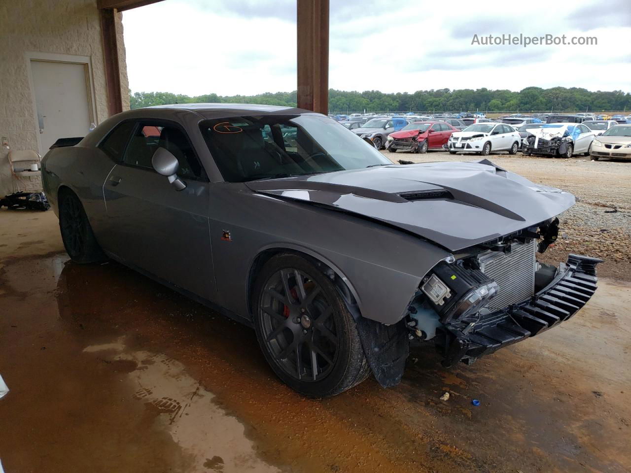 2016 Dodge Challenger R/t Scat Pack Gray vin: 2C3CDZFJ0GH344878