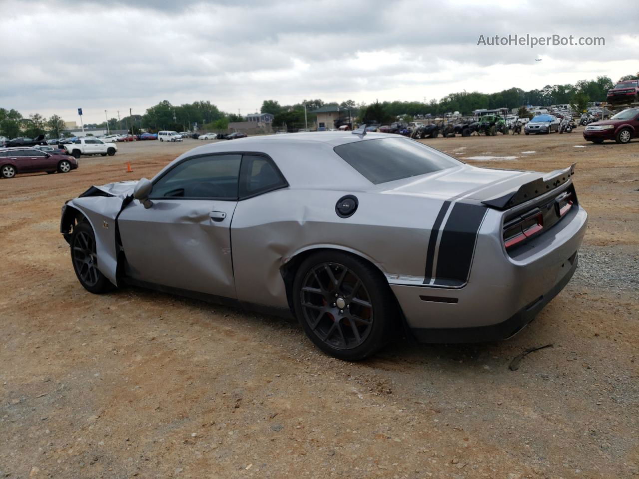 2016 Dodge Challenger R/t Scat Pack Gray vin: 2C3CDZFJ0GH344878