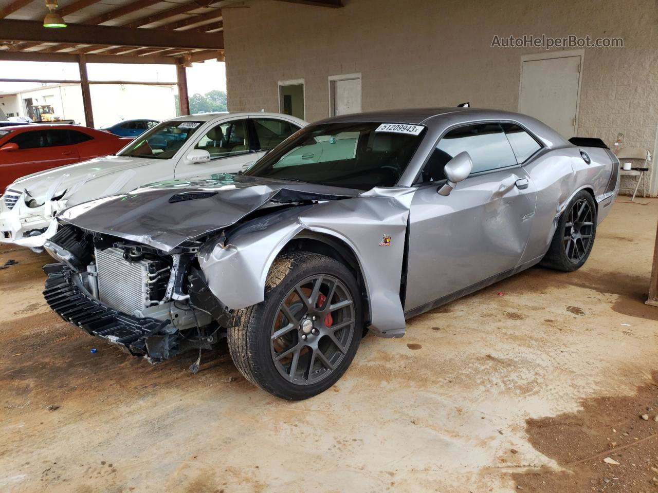 2016 Dodge Challenger R/t Scat Pack Серый vin: 2C3CDZFJ0GH344878