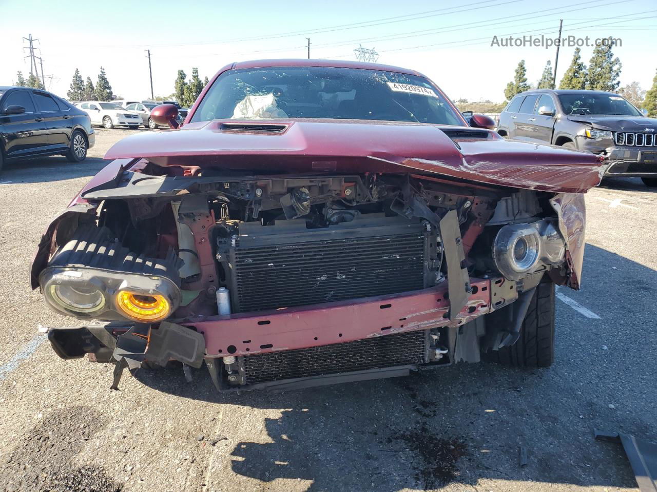 2017 Dodge Challenger R/t 392 Burgundy vin: 2C3CDZFJ0HH638119