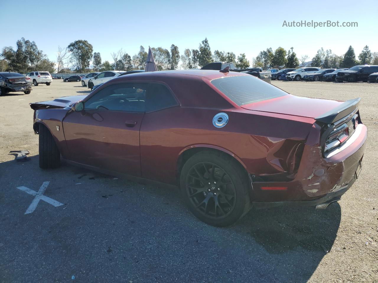 2017 Dodge Challenger R/t 392 Burgundy vin: 2C3CDZFJ0HH638119