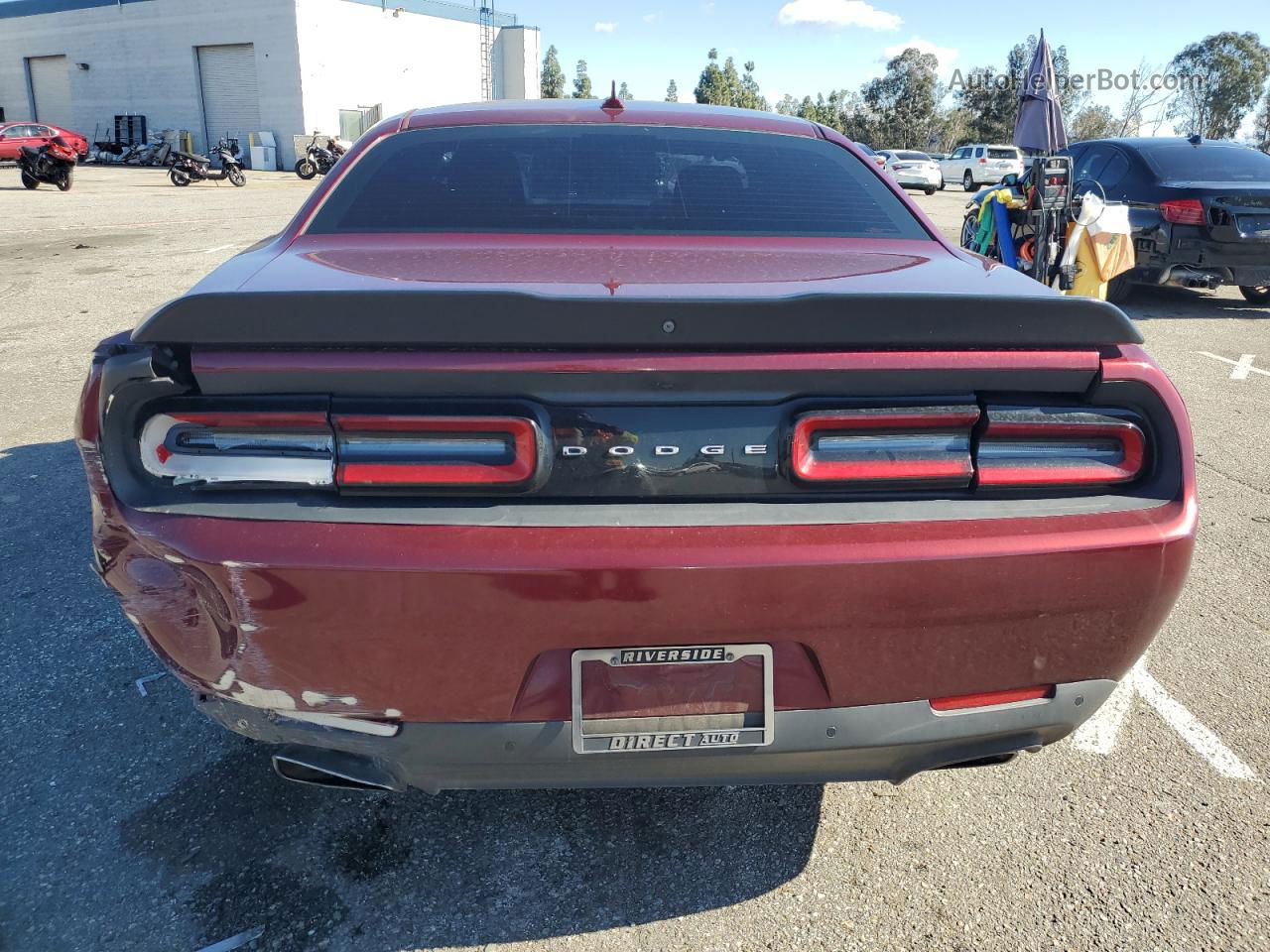 2017 Dodge Challenger R/t 392 Burgundy vin: 2C3CDZFJ0HH638119