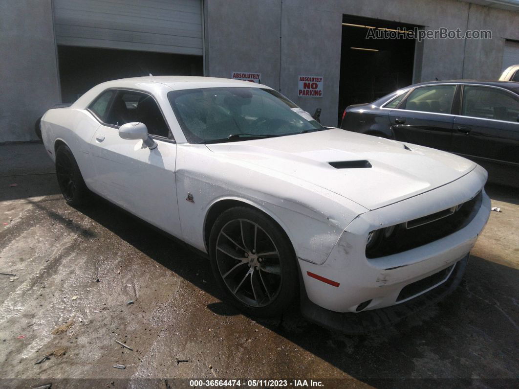 2018 Dodge Challenger R/t Scat Pack White vin: 2C3CDZFJ0JH255111