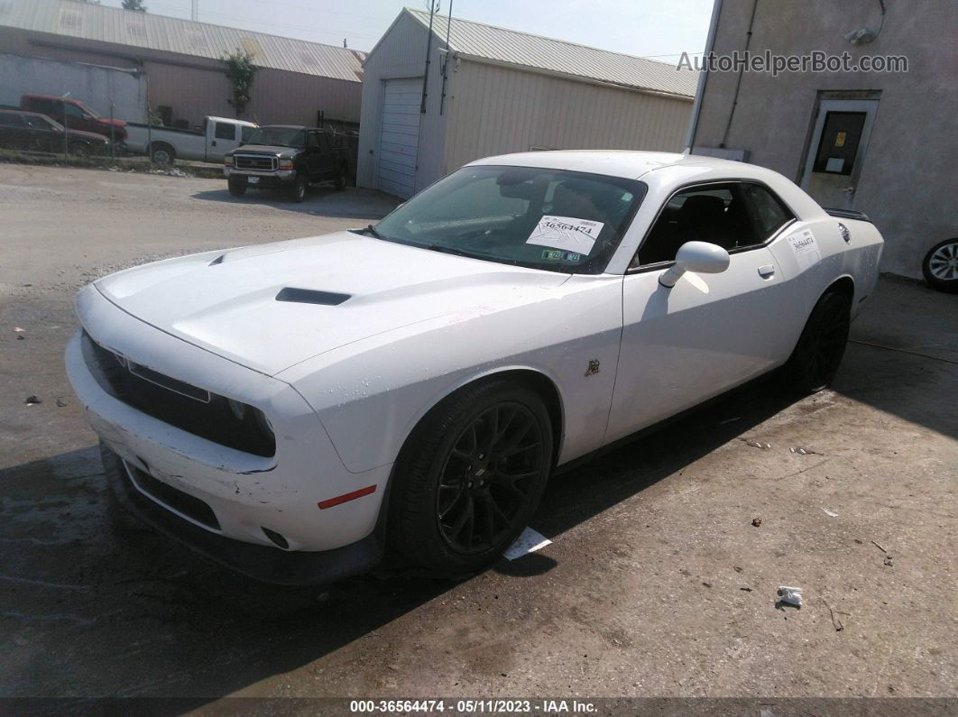 2018 Dodge Challenger R/t Scat Pack White vin: 2C3CDZFJ0JH255111