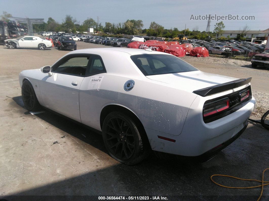 2018 Dodge Challenger R/t Scat Pack White vin: 2C3CDZFJ0JH255111