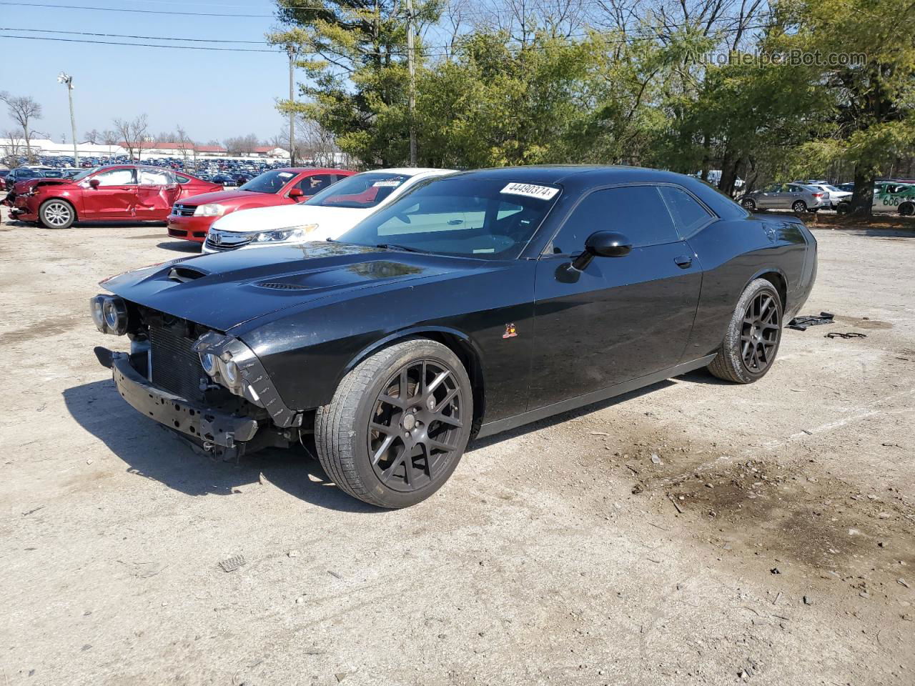 2015 Dodge Challenger R/t Scat Pack Black vin: 2C3CDZFJ1FH773896