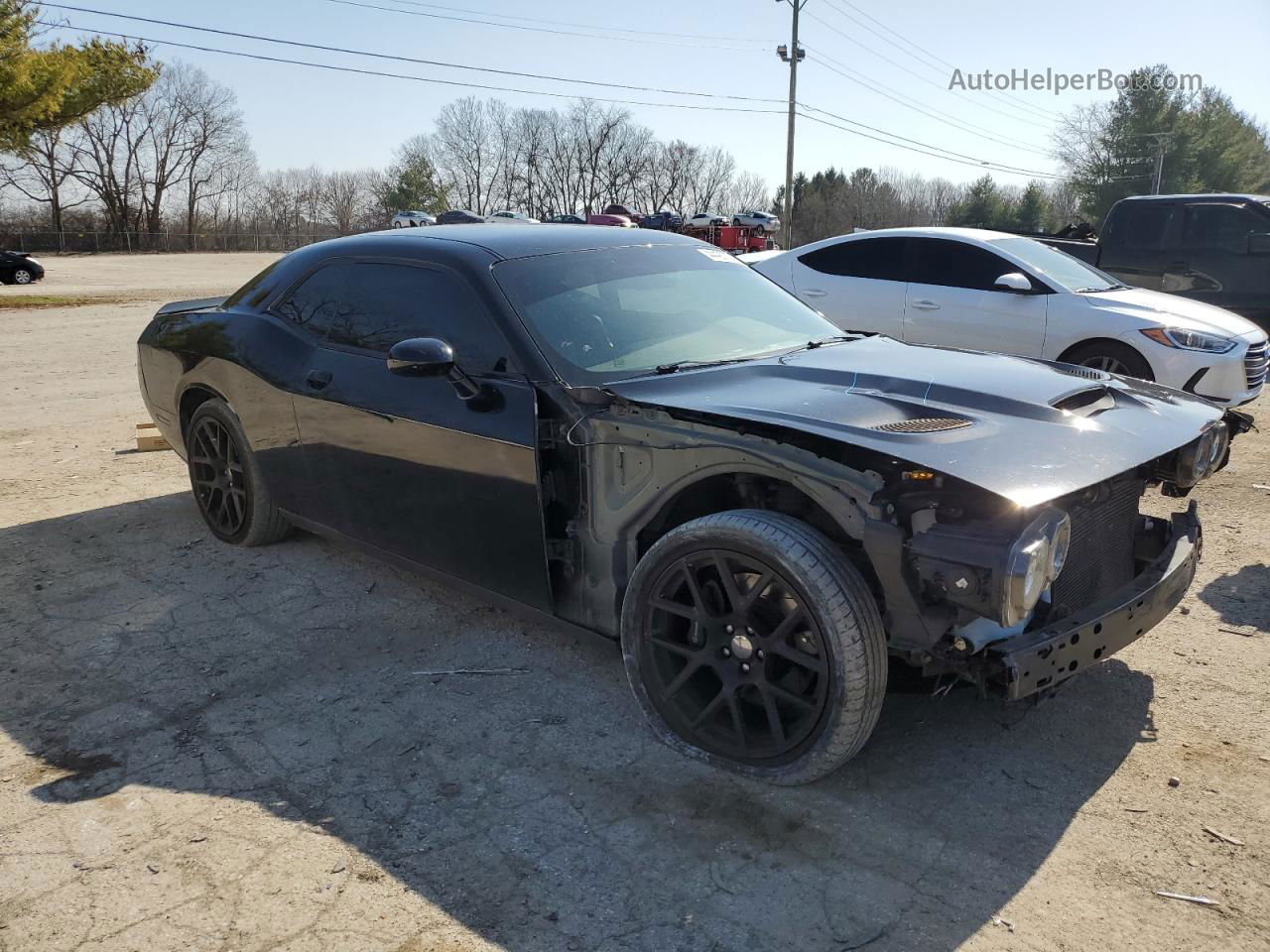 2015 Dodge Challenger R/t Scat Pack Black vin: 2C3CDZFJ1FH773896