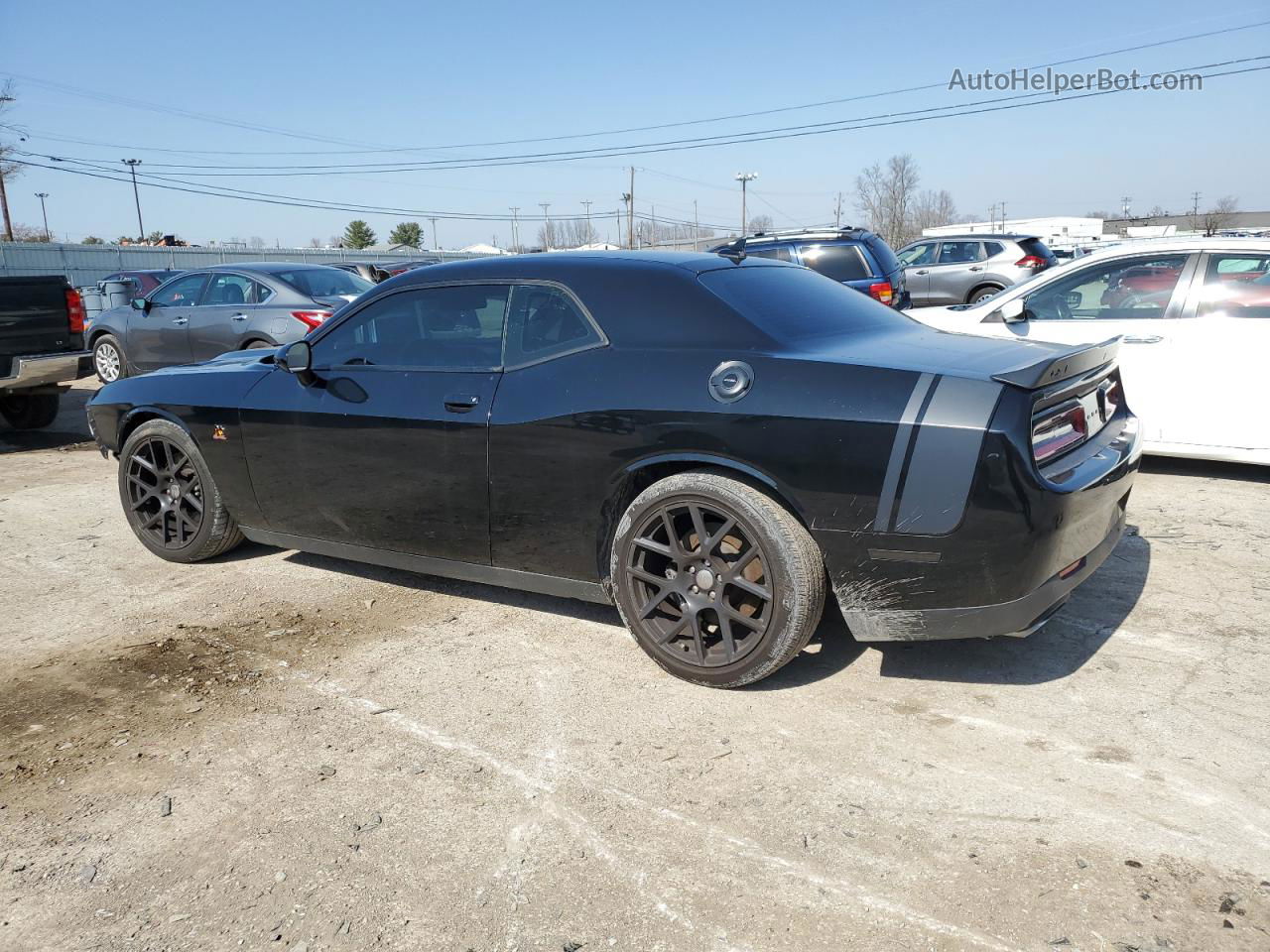 2015 Dodge Challenger R/t Scat Pack Black vin: 2C3CDZFJ1FH773896