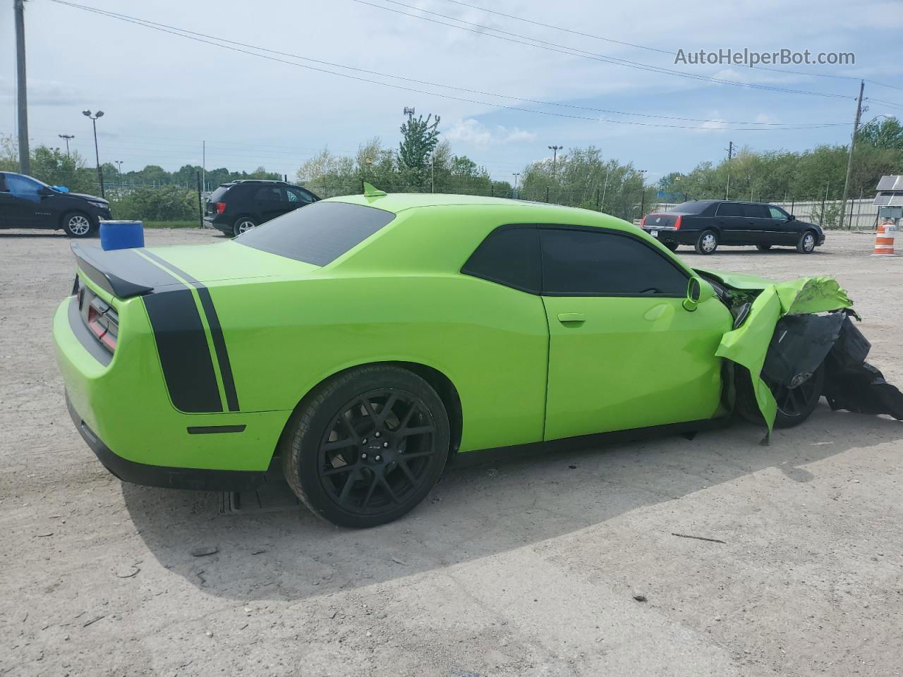 2015 Dodge Challenger R/t Scat Pack Green vin: 2C3CDZFJ1FH855224