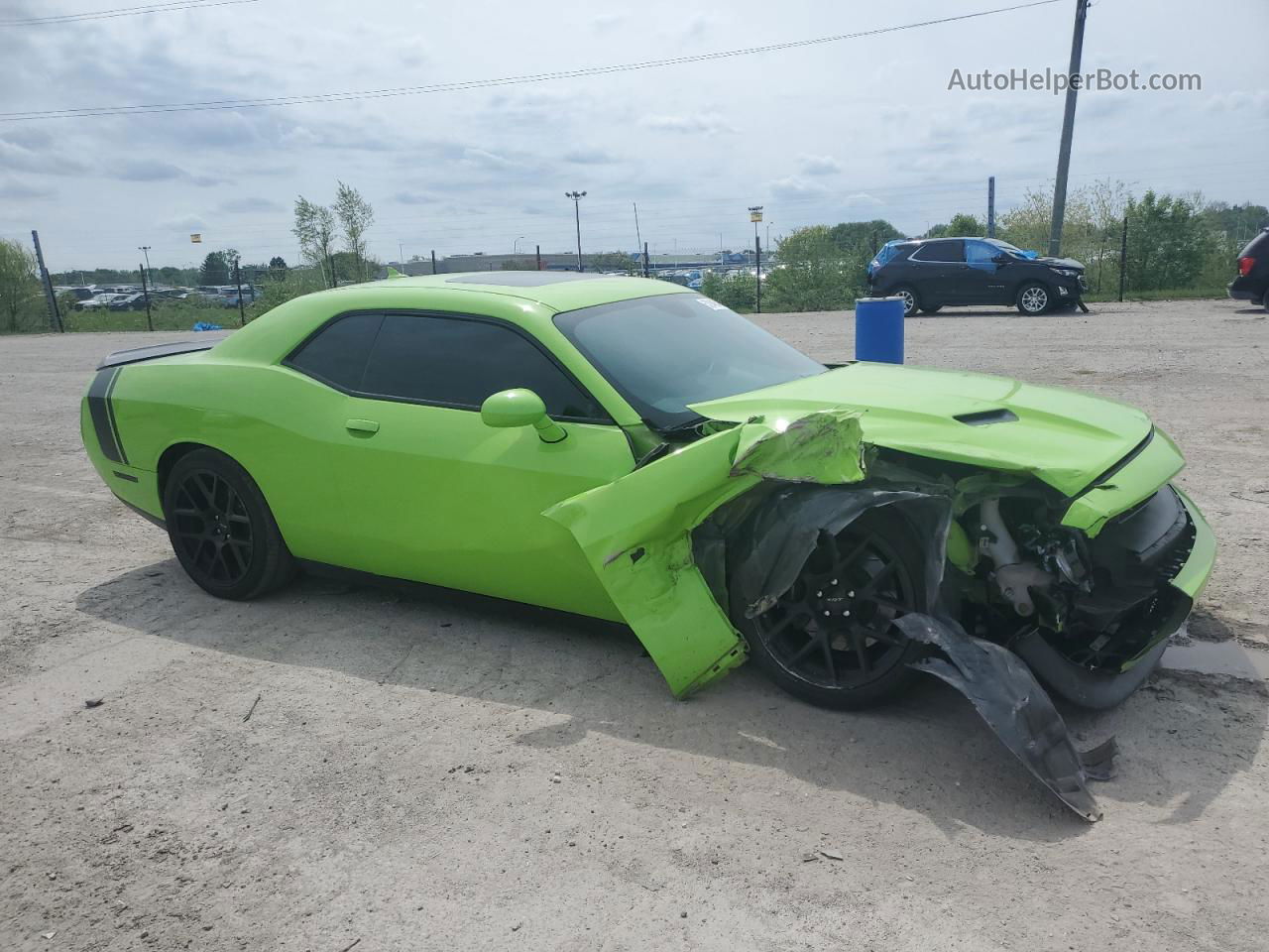 2015 Dodge Challenger R/t Scat Pack Green vin: 2C3CDZFJ1FH855224