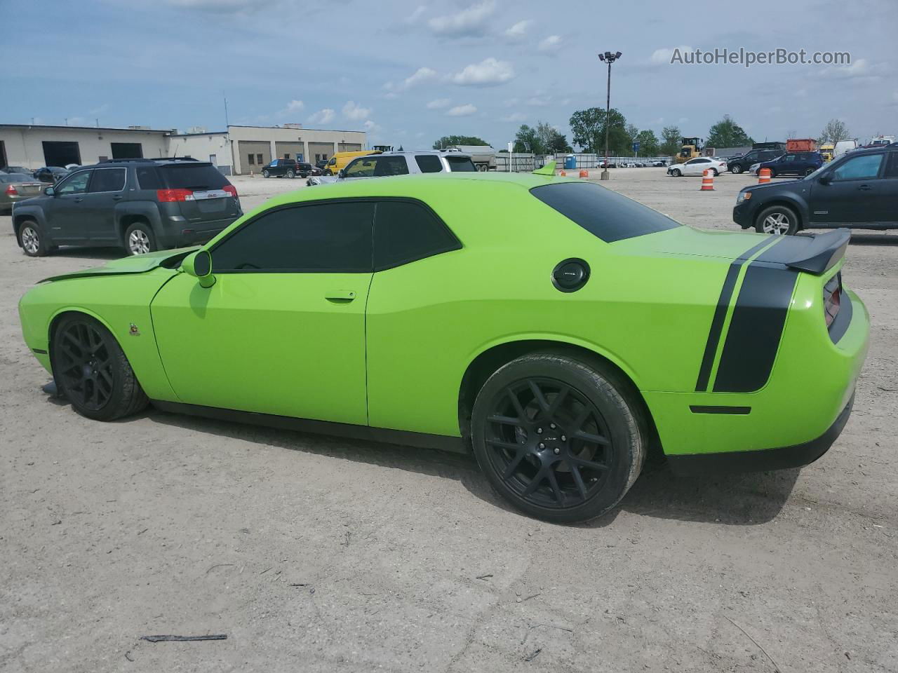 2015 Dodge Challenger R/t Scat Pack Зеленый vin: 2C3CDZFJ1FH855224