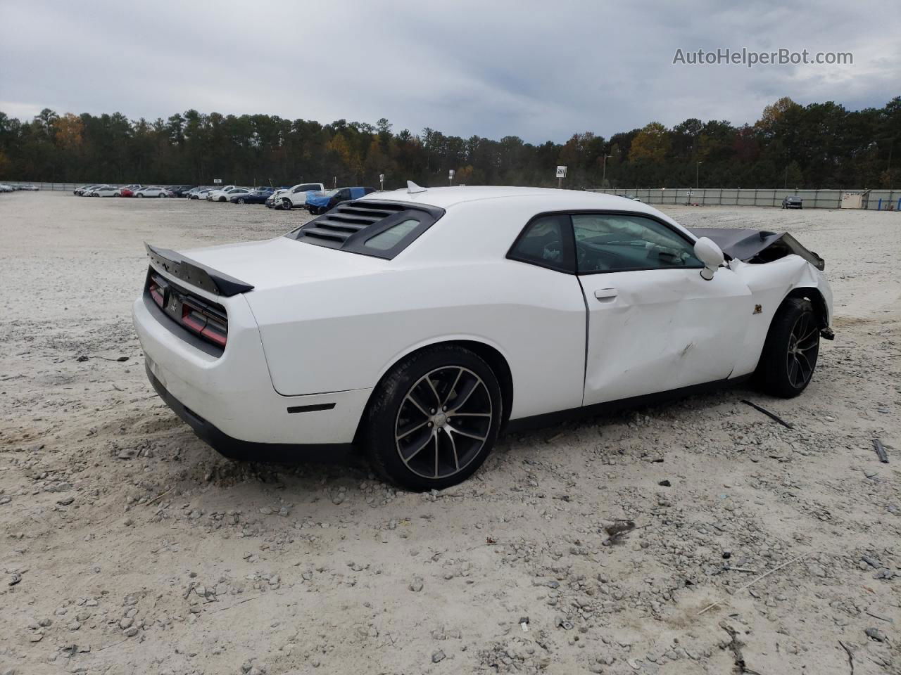 2016 Dodge Challenger R/t Scat Pack White vin: 2C3CDZFJ1GH171338