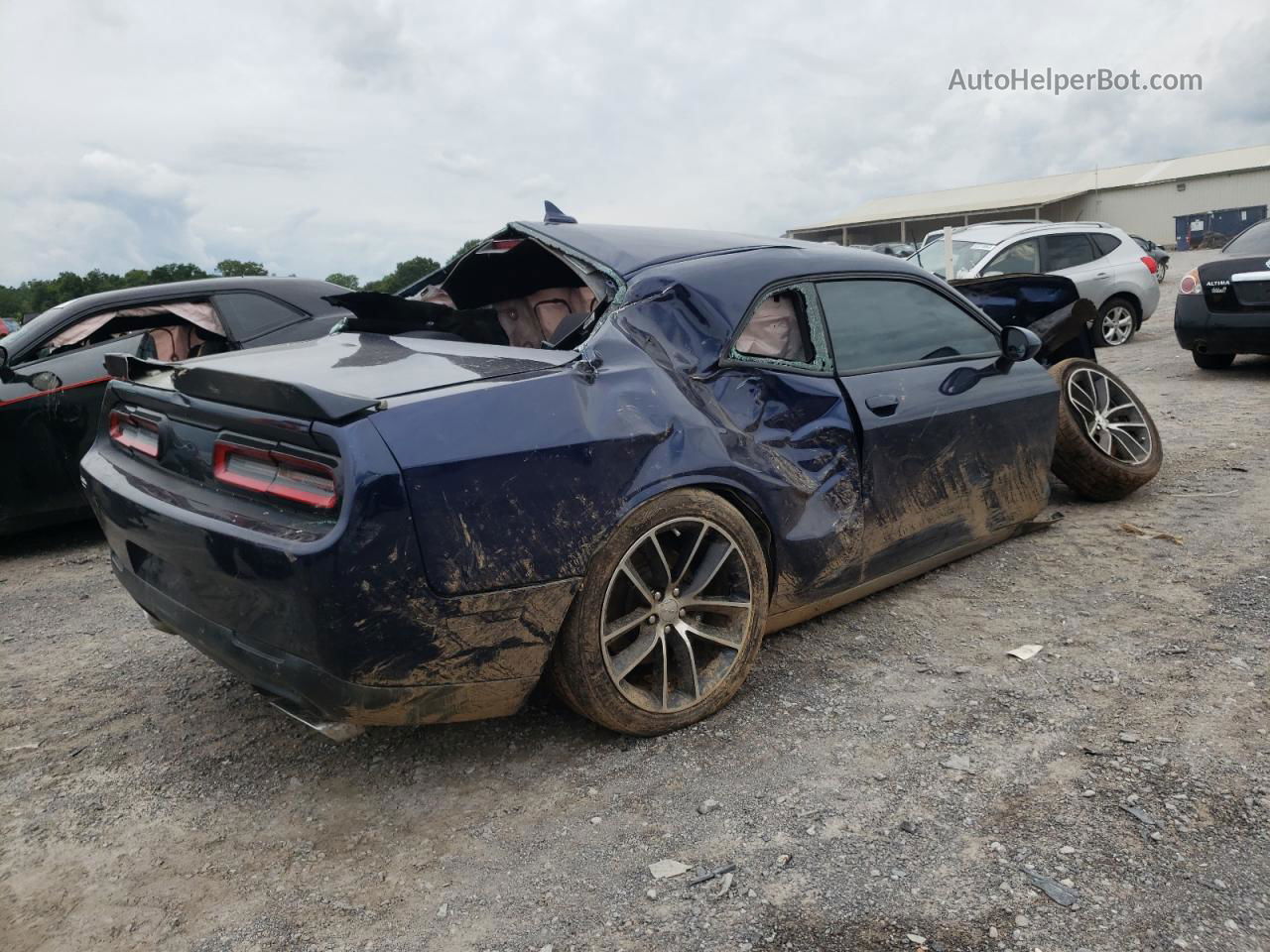 2016 Dodge Challenger R/t Scat Pack Blue vin: 2C3CDZFJ1GH284254