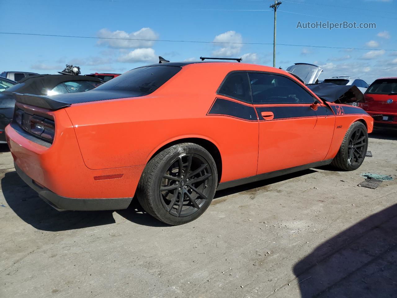 2017 Dodge Challenger R/t 392 Оранжевый vin: 2C3CDZFJ1HH540815