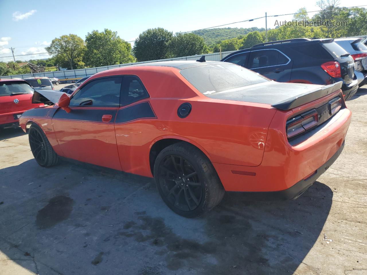 2017 Dodge Challenger R/t 392 Оранжевый vin: 2C3CDZFJ1HH540815