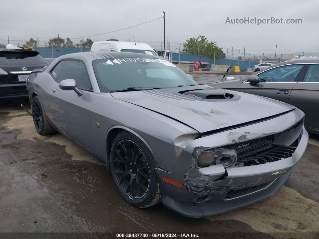 2017 Dodge Challenger 392 Hemi Scat Pack Shaker Gray vin: 2C3CDZFJ1HH666415