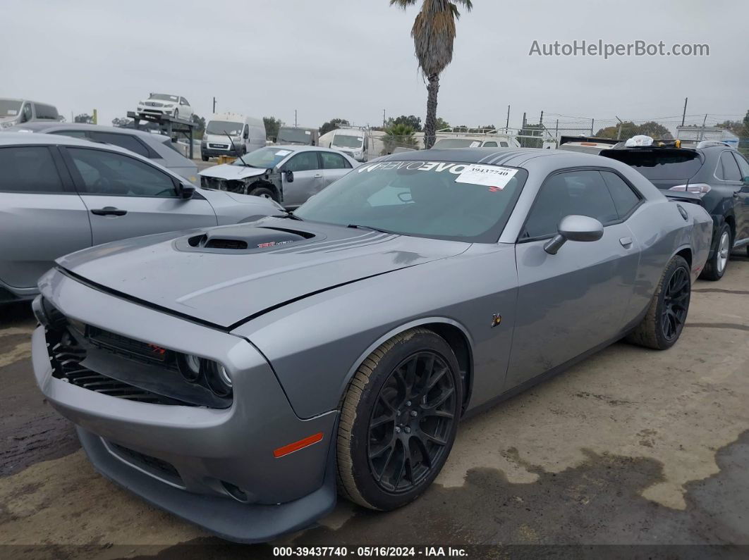 2017 Dodge Challenger 392 Hemi Scat Pack Shaker Gray vin: 2C3CDZFJ1HH666415