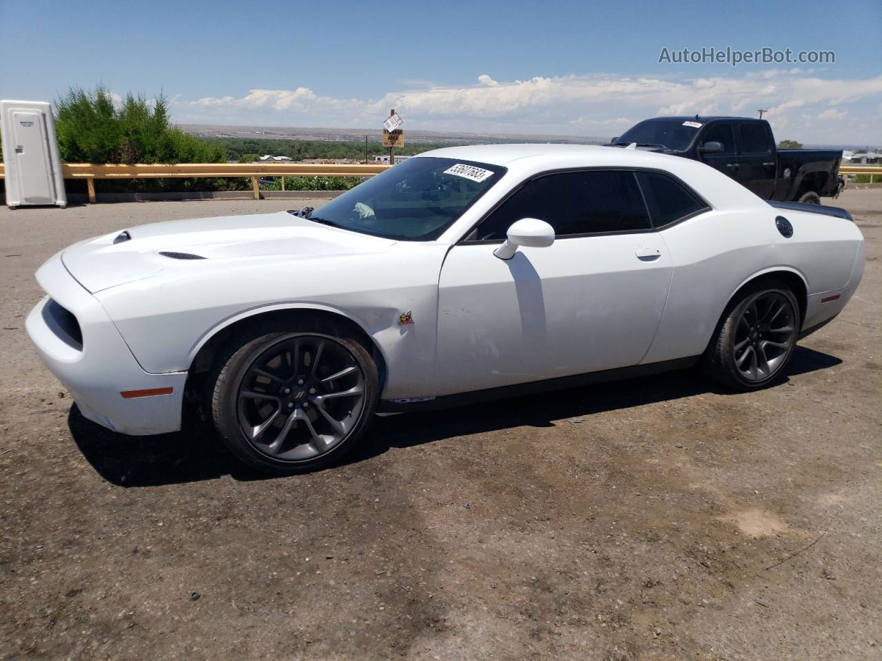 2022 Dodge Challenger R/t Scat Pack White vin: 2C3CDZFJ1NH254927