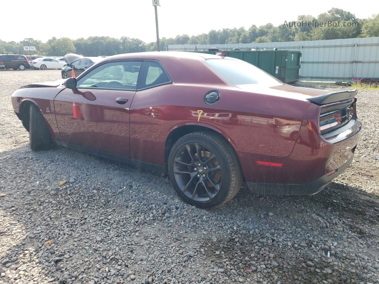 2022 Dodge Challenger R/t Scat Pack Burgundy vin: 2C3CDZFJ1NH256905