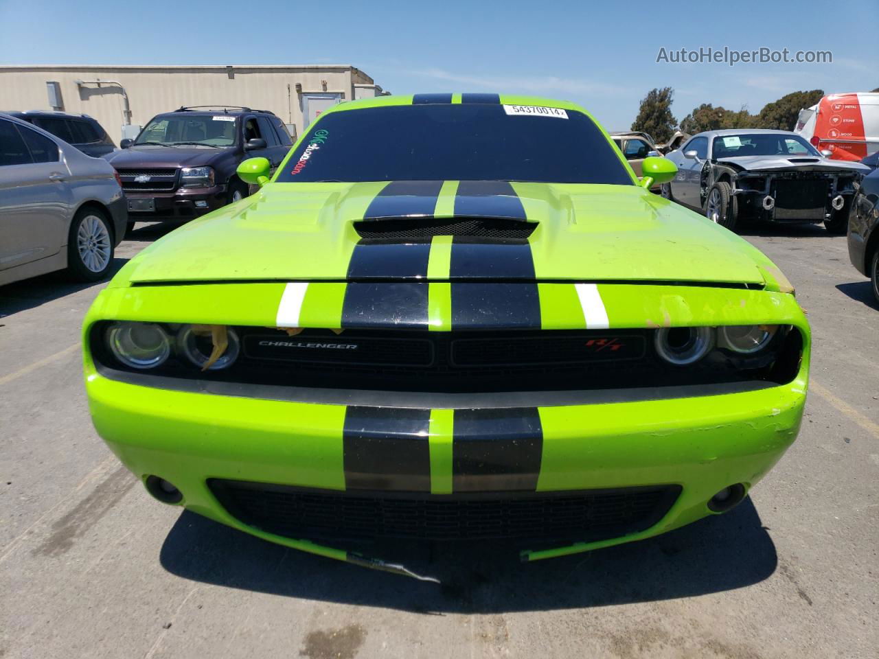 2015 Dodge Challenger R/t Scat Pack Зеленый vin: 2C3CDZFJ2FH744021