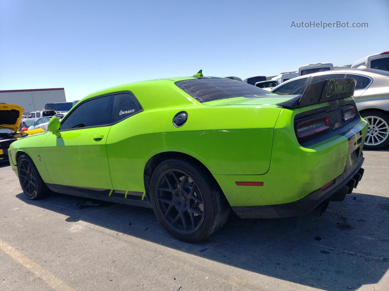 2015 Dodge Challenger R/t Scat Pack Green vin: 2C3CDZFJ2FH744021